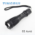 Small order aluminum alloy rechargeable flashlight